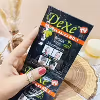 شامپو رنگ مو مشکی گیاهی دکسی Dexe