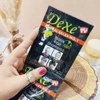 شامپو رنگ مو مشکی گیاهی دکسی Dexe