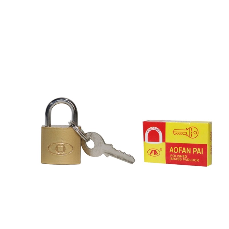 قفل آویز طلایی آوفون سایز 32