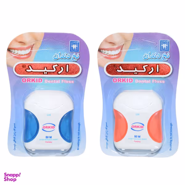 نخ دندان ارکید مدل فانتزی کد D06 بسته 2 عددی