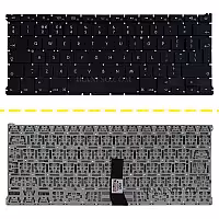 کیبرد لپ تاپ اپل MacBook Air A1369-A1466 مشکی-اینتربزرگ UK Layout