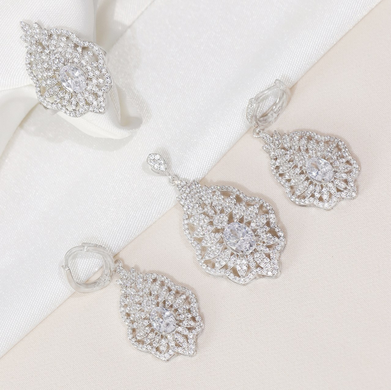 نیم ست نقره میکرو کد S-10076-14.5