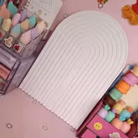 بیس خام استند طرح رنگین کمان سایز  30 