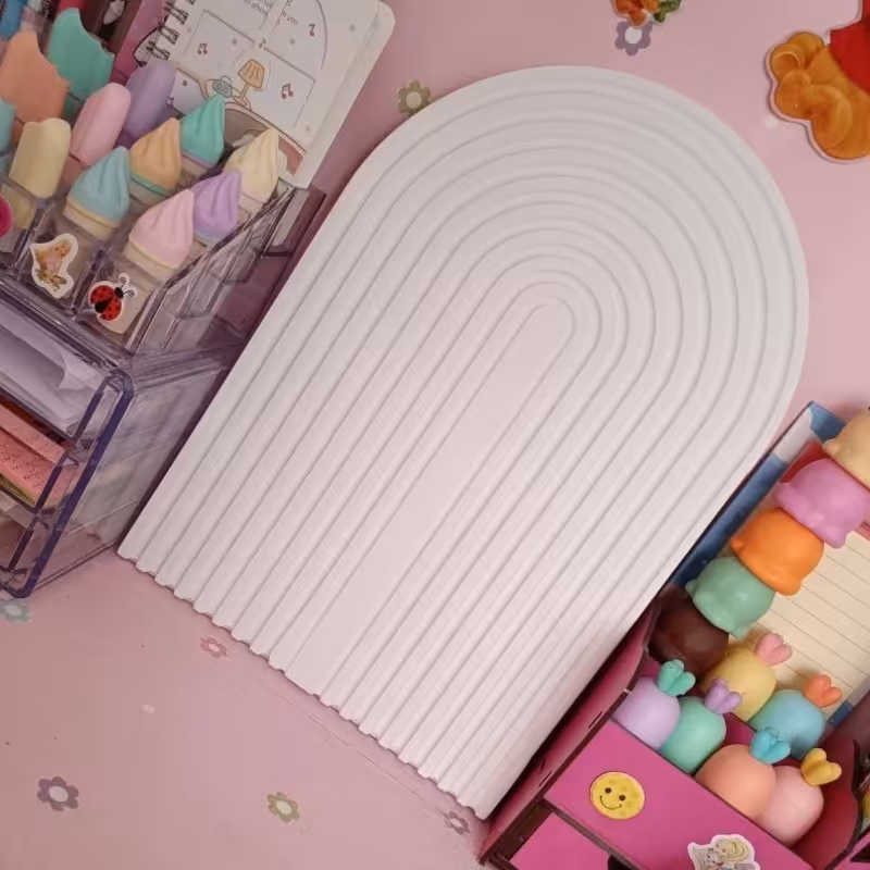 بیس خام استند طرح رنگین کمان سایز  30 