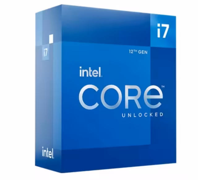 پردازنده CPU اینتل باکس مدل Core i7-12700KF فرکانس 2.70 گیگاهرتز