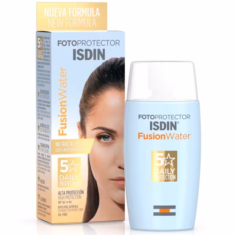 ضد آفتاب ایزدین ISDIN مدل فیوژن واتر fusion water SPF50 حجم 50 میل


