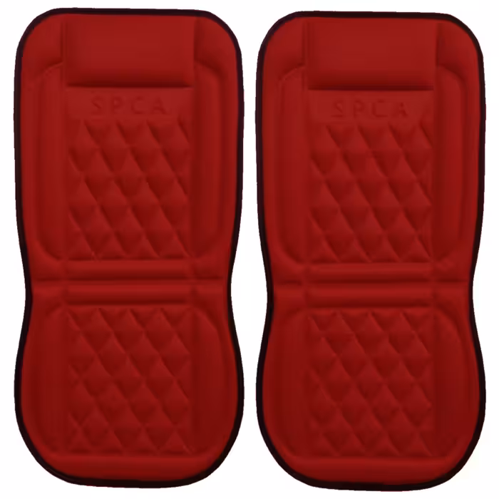 پشتی صندلی SPCA مجموعه دو عددی زرشکی