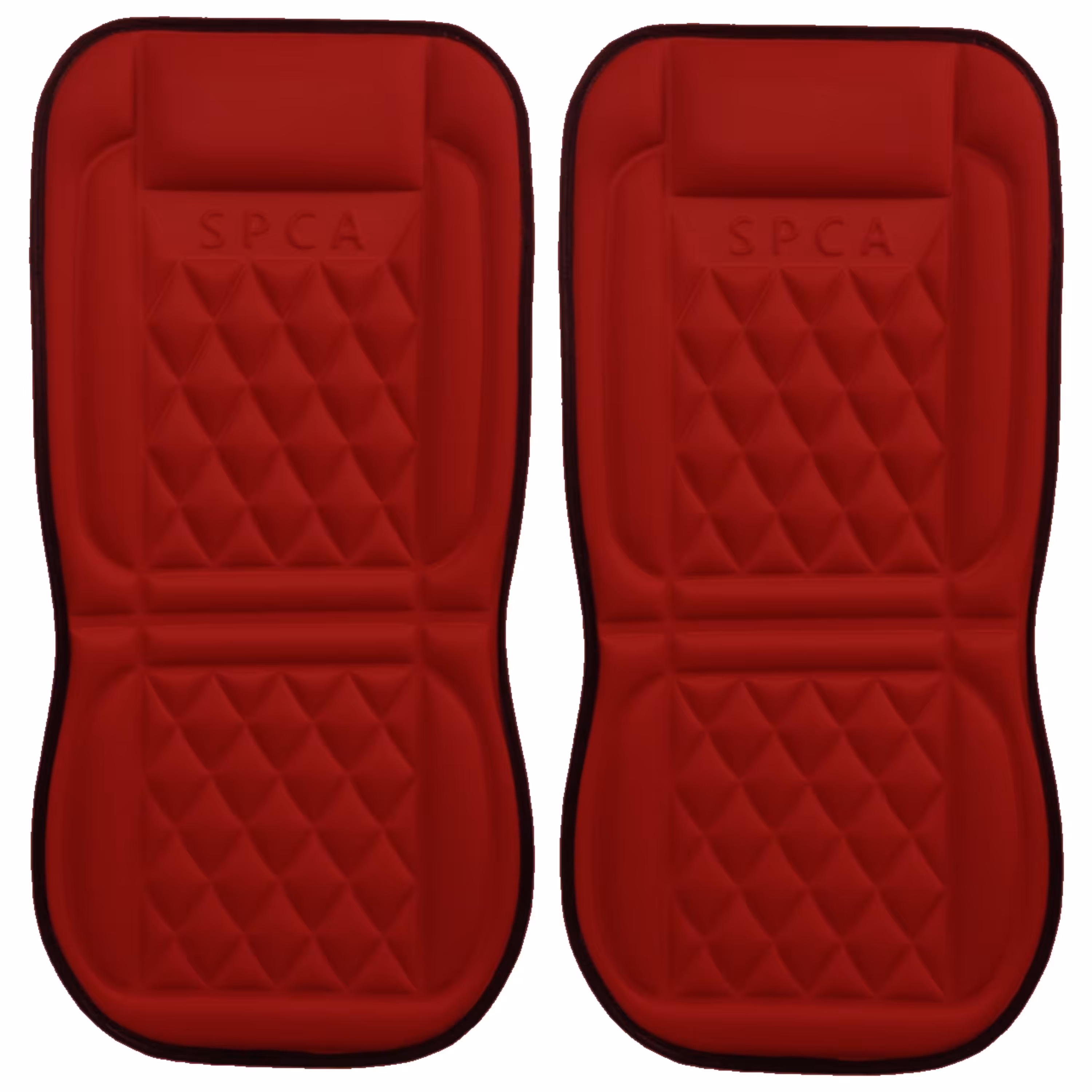 پشتی صندلی SPCA مجموعه دو عددی زرشکی