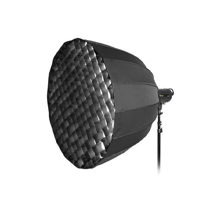 سافت باکس پارابولیک پرتابل گرید دار 105 سانت