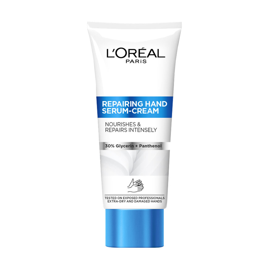 کرم دست ترمیم کننده و تغذیه کننده لورال 100 میلی LOREAL REBUILDING HAND SERUM CREAM
