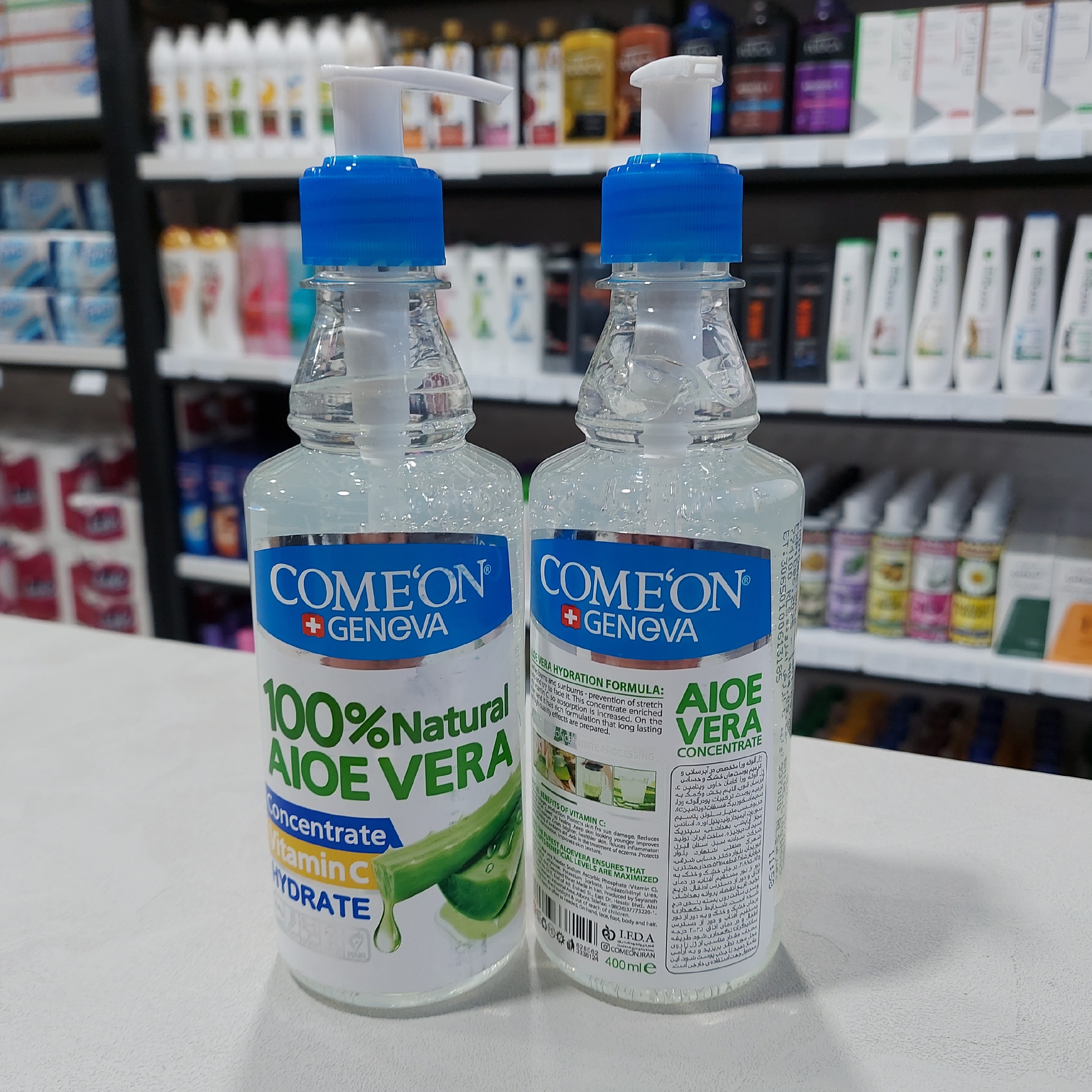 ژل آلوئه ورا  آبرسان پوست خشک و حساس کامان