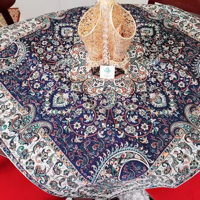 سرویس چهار تکه یاس سورمه ای