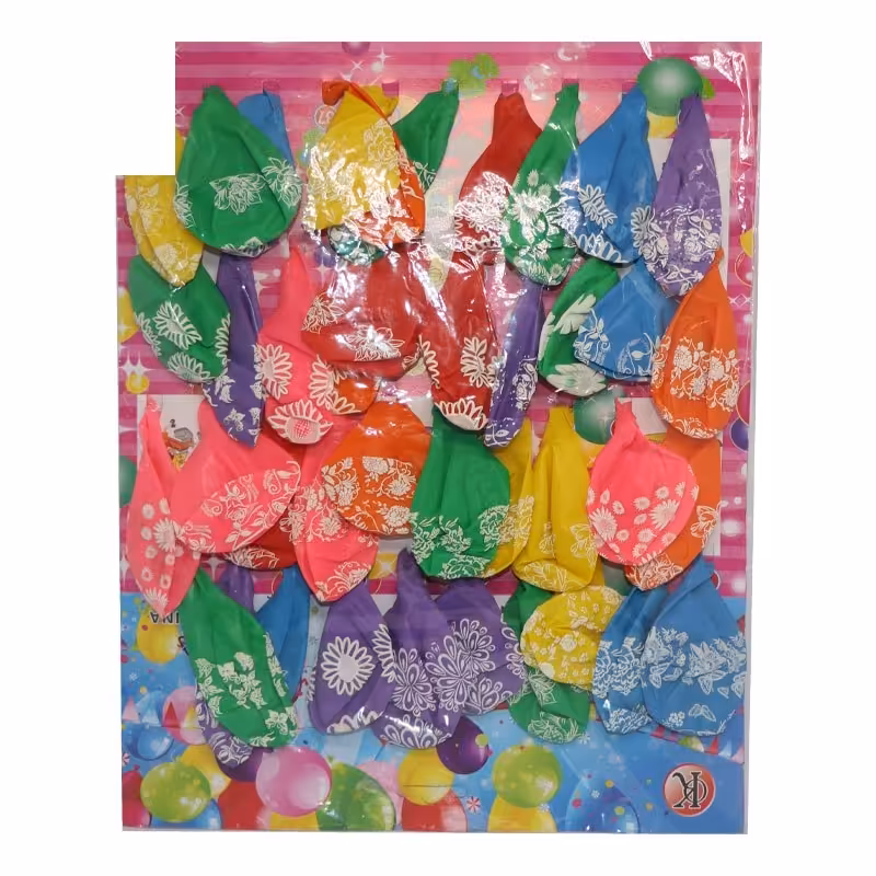 بادکنک طرح دار ورقی 40 عددی