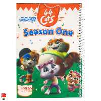 دفتر نقاشی 100 برگ سیمی طرح گربه ها آونگ