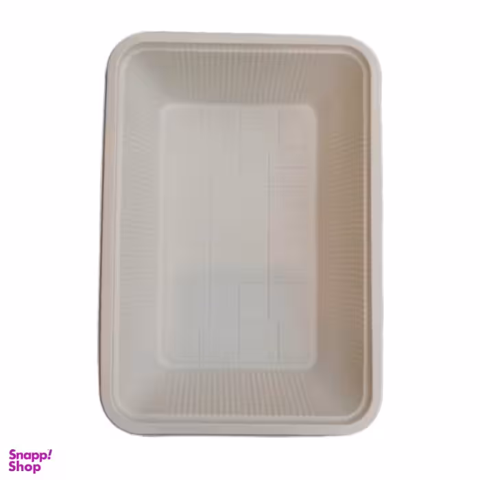 دیس یکبار مصرف مستطیل عمیق گیاهی آملون کد 39/11072 بسته 20 عددی