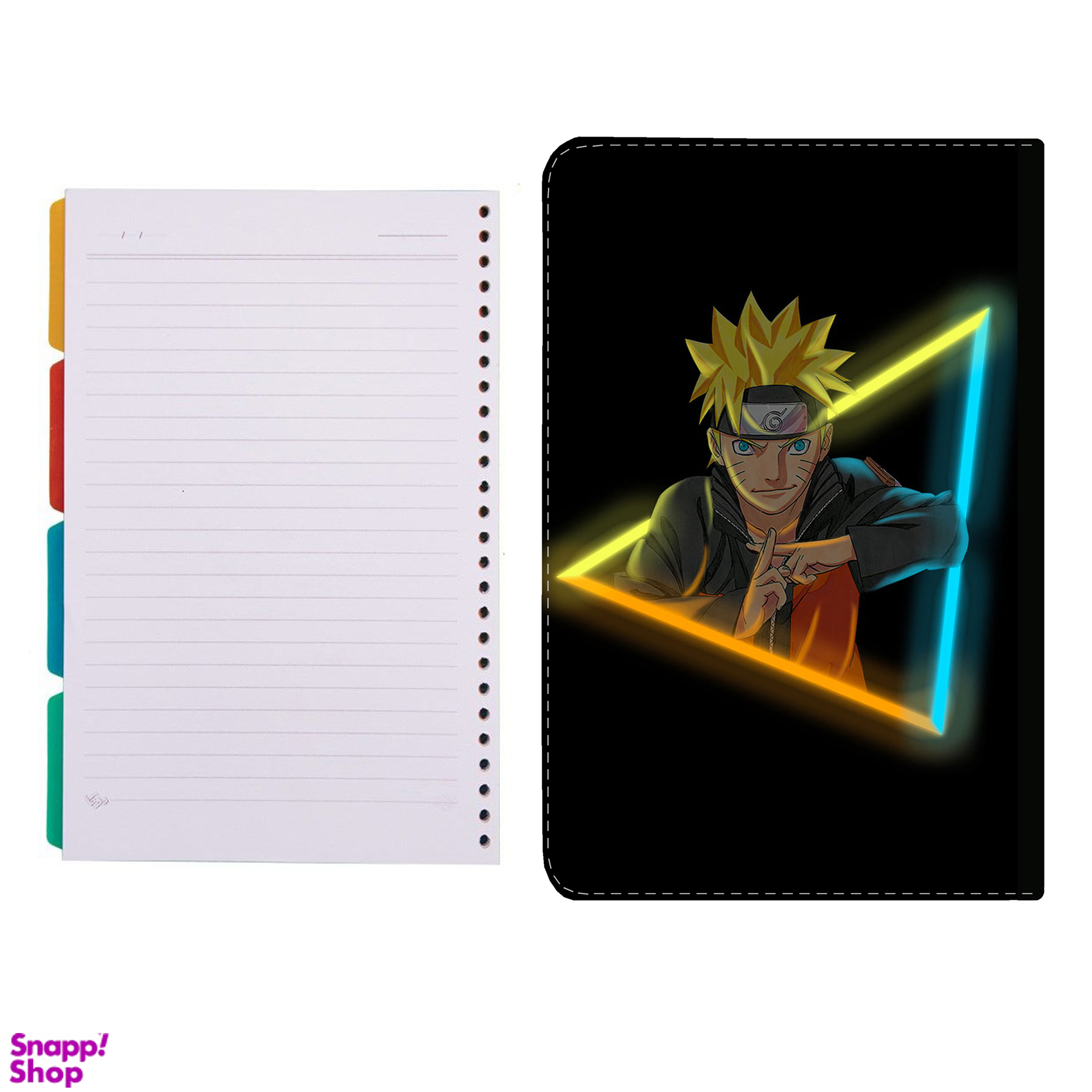 کلاسور طرح انیمه ناراتو کد 37 به همراه کاغذ کلاسور