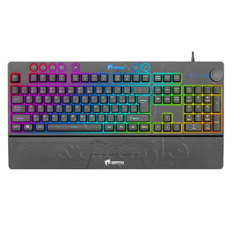 کیبرد گیمینگ GK703-RGB گرین - فراز سیستم