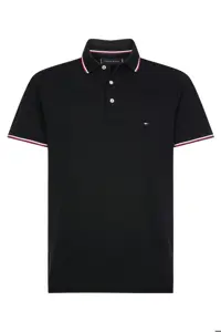 تی شرت یقه پولو مشکی مردانه سیاه Mw0mw13080bds اورجینال Tommy Hilfiger