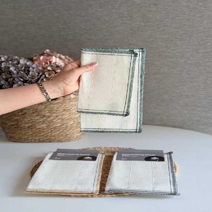 دستمال 2 عددی ویسکوز هائودا HAODA کد 5305