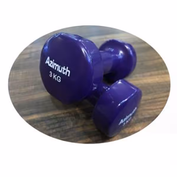 دمبل ایروبیک 3  کیلویی آذیموس مدل 091