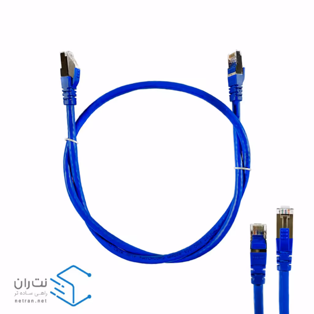 قیمت و خرید پچ کورد لگراند Cat6 SFTP روکش PVC آبی 1 متری | نت ران