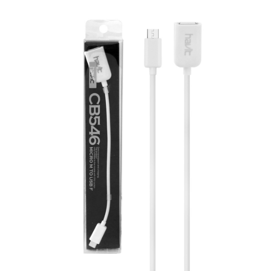 کابل MicroUSB OTG هویت مدل HV-CB546 طول 0.2 متر