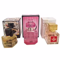 پک اقتصادی سه عددی عطر های زنانه مارکویی کالکشن مدل ویکتوریا سکرت بامبشل , باکارات رژ سفید, گوچی فلورا حجم 25 میل