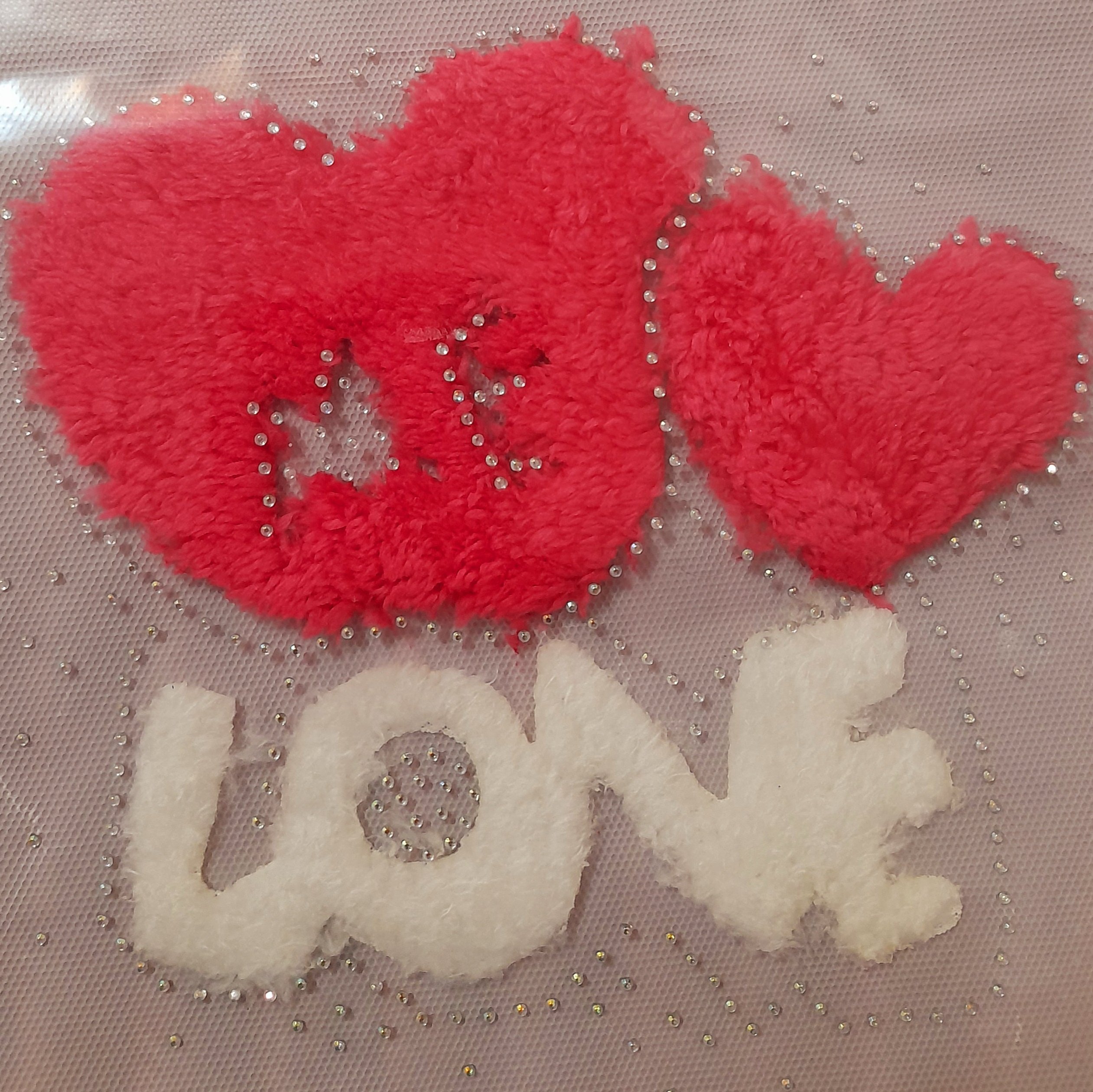 برچسب  حرارتی  خز تر کیب نگین مناسب لباس 