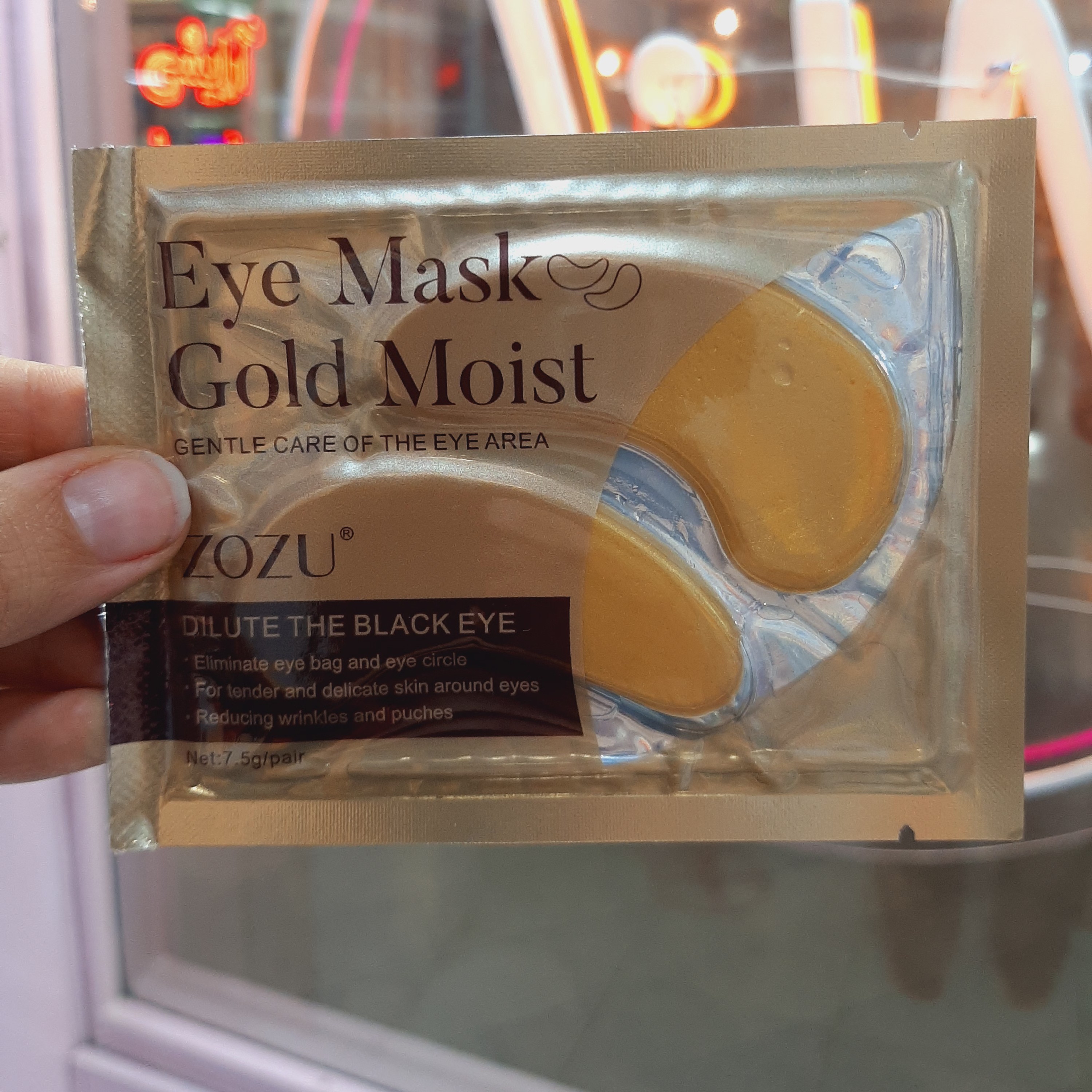 پچ زیر چشم طلا زوزو