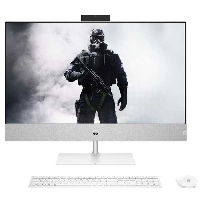 کامپیوتر All In One اچ پی 27 اینچی مدل Pavilion 27 CA1055t - B پردازنده Core i7 - 12700T رم 32GB حافظه 1TB SSD گرافیک 4GB