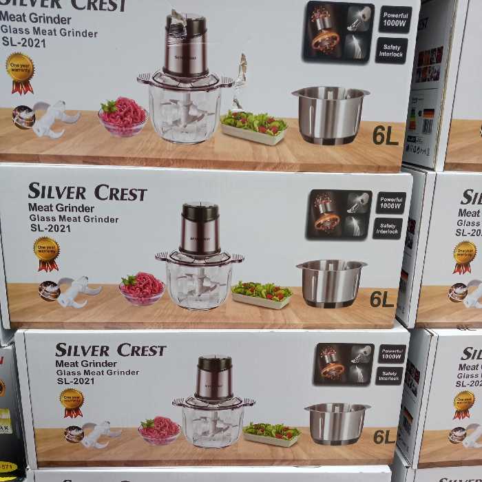 غذا ساز دوقلوی مارک سیلور کرست گیربوکسی کاسه 6لیتر وکاسه 6لیتر استیل اضافه ارسالی رایگان به تمام ایران کیفیت عالی 