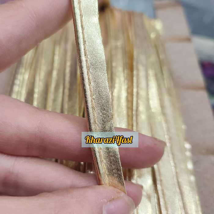 نوار مغزی طرح چرم طلایی کد 254