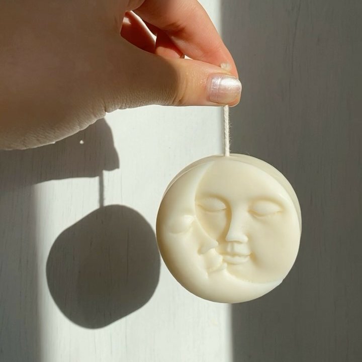 شمع ماه و خورشید زیبا