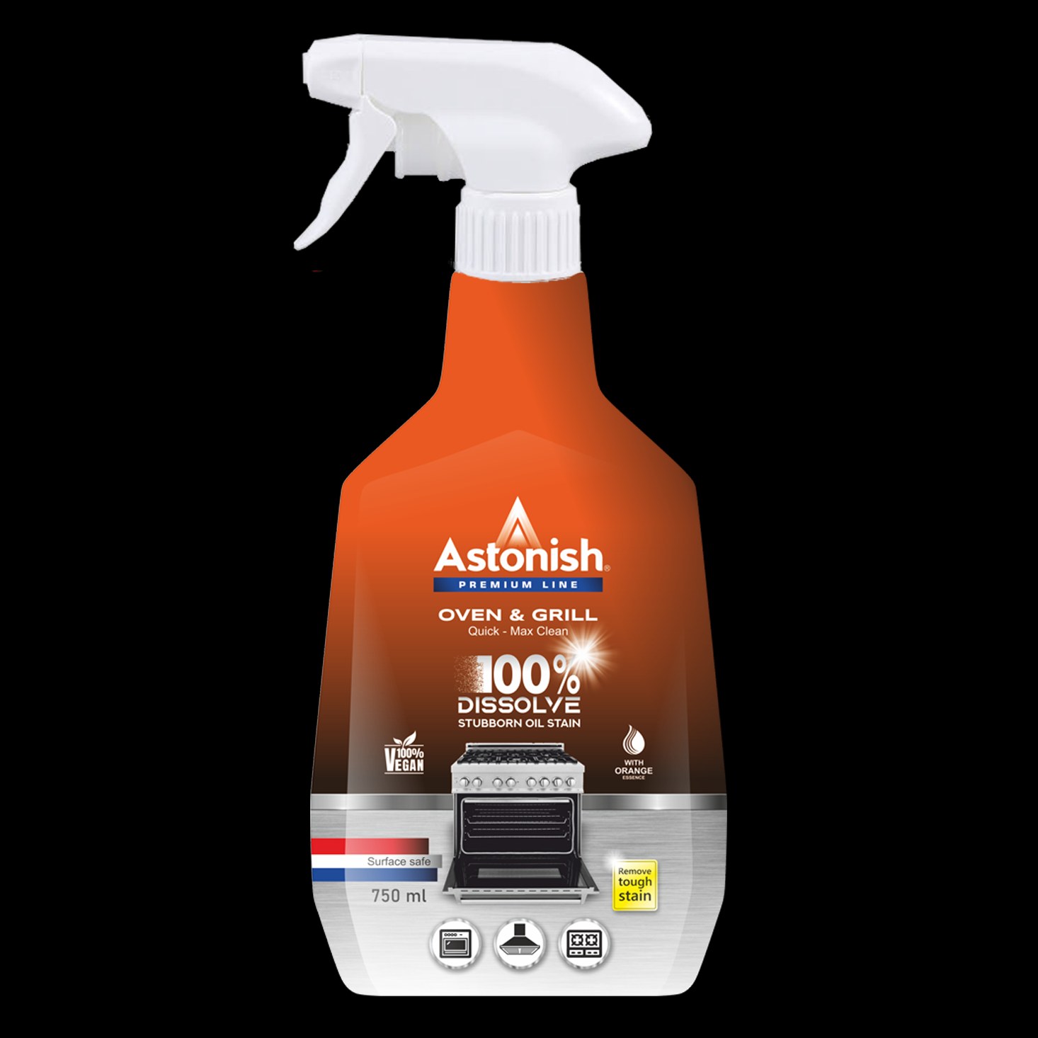 اسپری فر و ماکروفر وگاز استونیش حجم 750 میلی لیتر