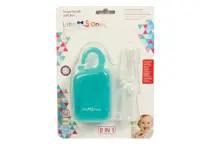 مسواک انگشتی سیلیکونی دو عددی قابدار little ones