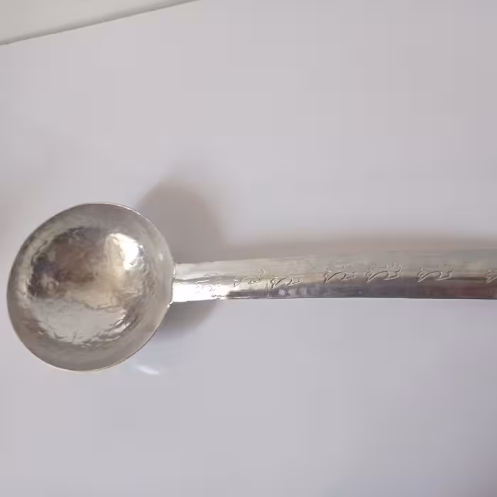 ملاقه مسی قلع شده دست ساز زنجانیها سایز 3 با کیفیت عالی 