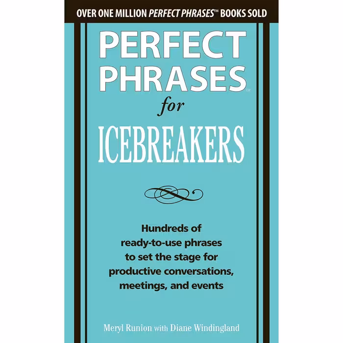 کتاب زبان اصلی Perfect Phrases for Icebreakers انتشارات McGraw Hill