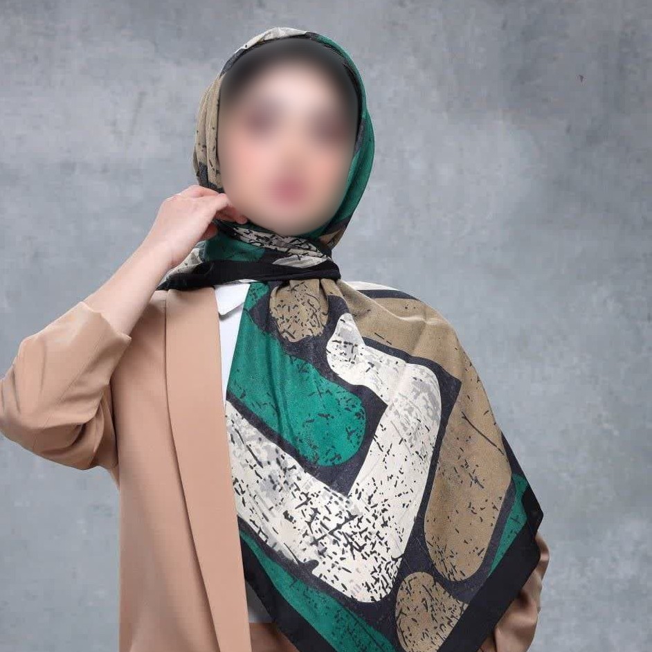 مدل جدید روسری نخی ژاکارد قواره 100