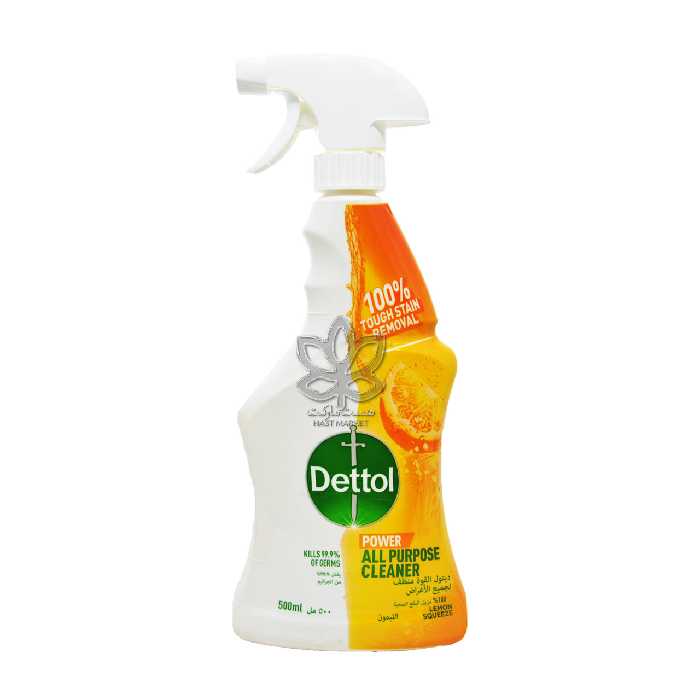 اسپری پاک کننده همه کاره رایحه لیمو 500 میل دتول - dettol
