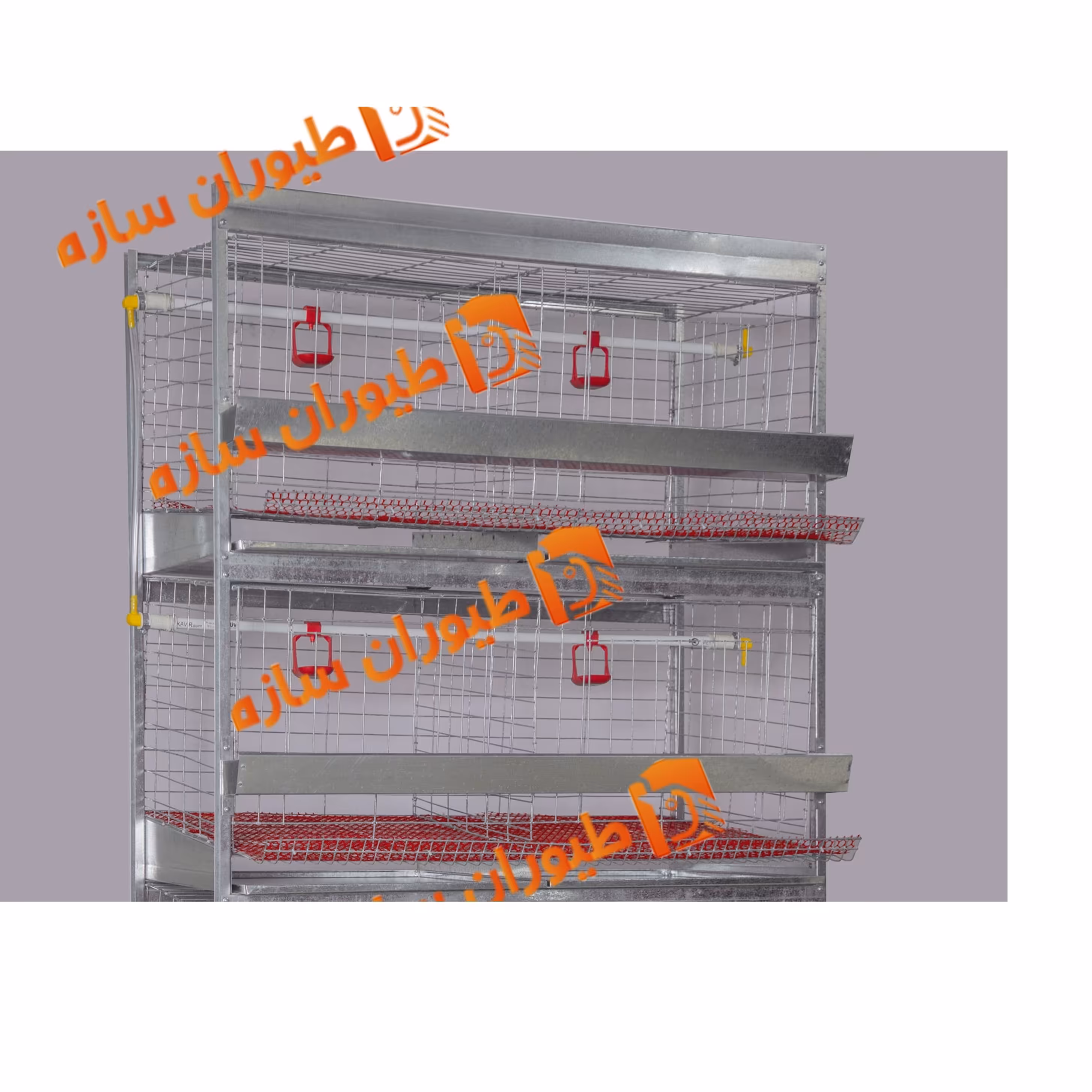 قفس مرغ و خروس تزئینی 2 طبقه