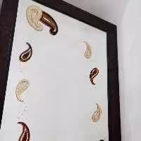 آینه ویترای طرح جقه این مدل  با قاب در ابعاد 50 در 90 قابل سفارش در اندازه و رنگ دلخواه