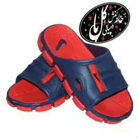 دمپایی پسرانه میانه آرمین نایک چفتی قرمز رویه سرمه ای