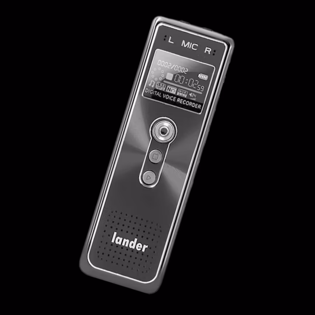 ضبط کننده صدا لندر مدل ال دی 71 - Digital Voice Recorder LD-71 - دانشجویی - خبرنگاری - دانش آموزی و ... 