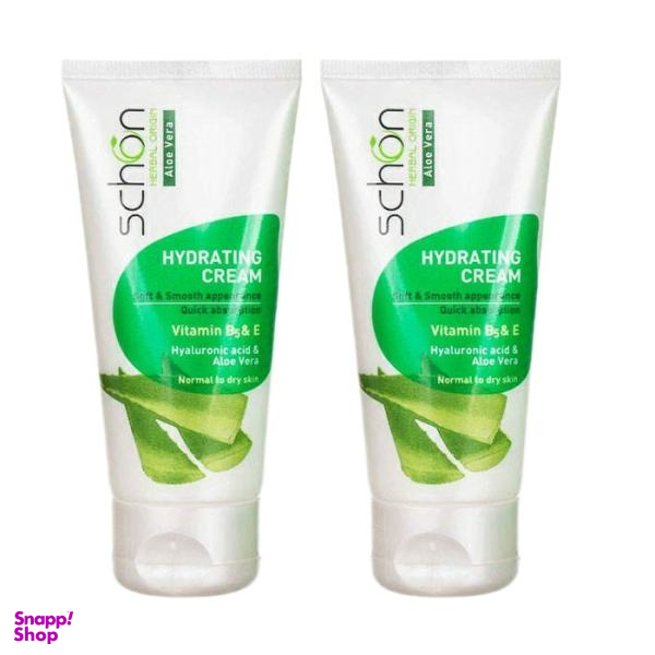 کرم آبرسان شون مدل ALOE VERA حجم 50 میلی لیتر مجموعه 2 عددی