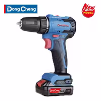 دریل و پیچ گوشتی شارژی 14 ولت براش لس  دو باتری دانگ چنگ مدل dong cheng dcjz24-10 مناسب کارگاه نجاری و در و پنجره PVC