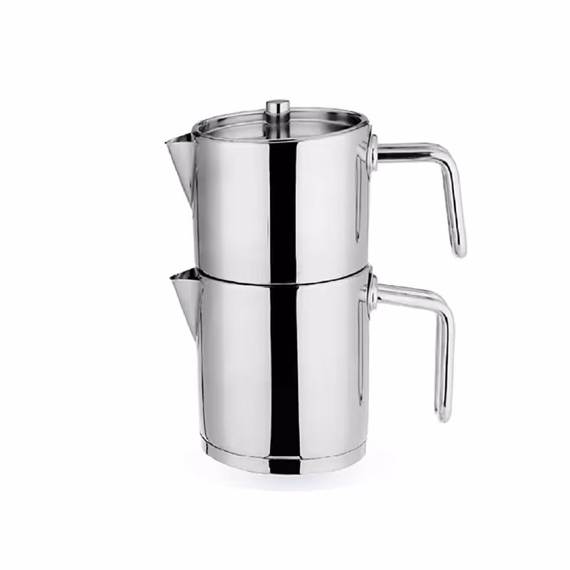 کتری و قوری استیل 2 لیتر مدل کلاسیک یونیک UN-7264