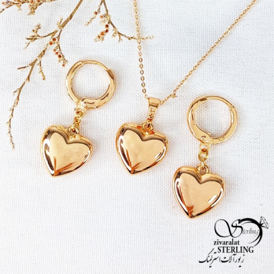 نیمست ژوپینگ آویز قلب آیینه ای کد 11902