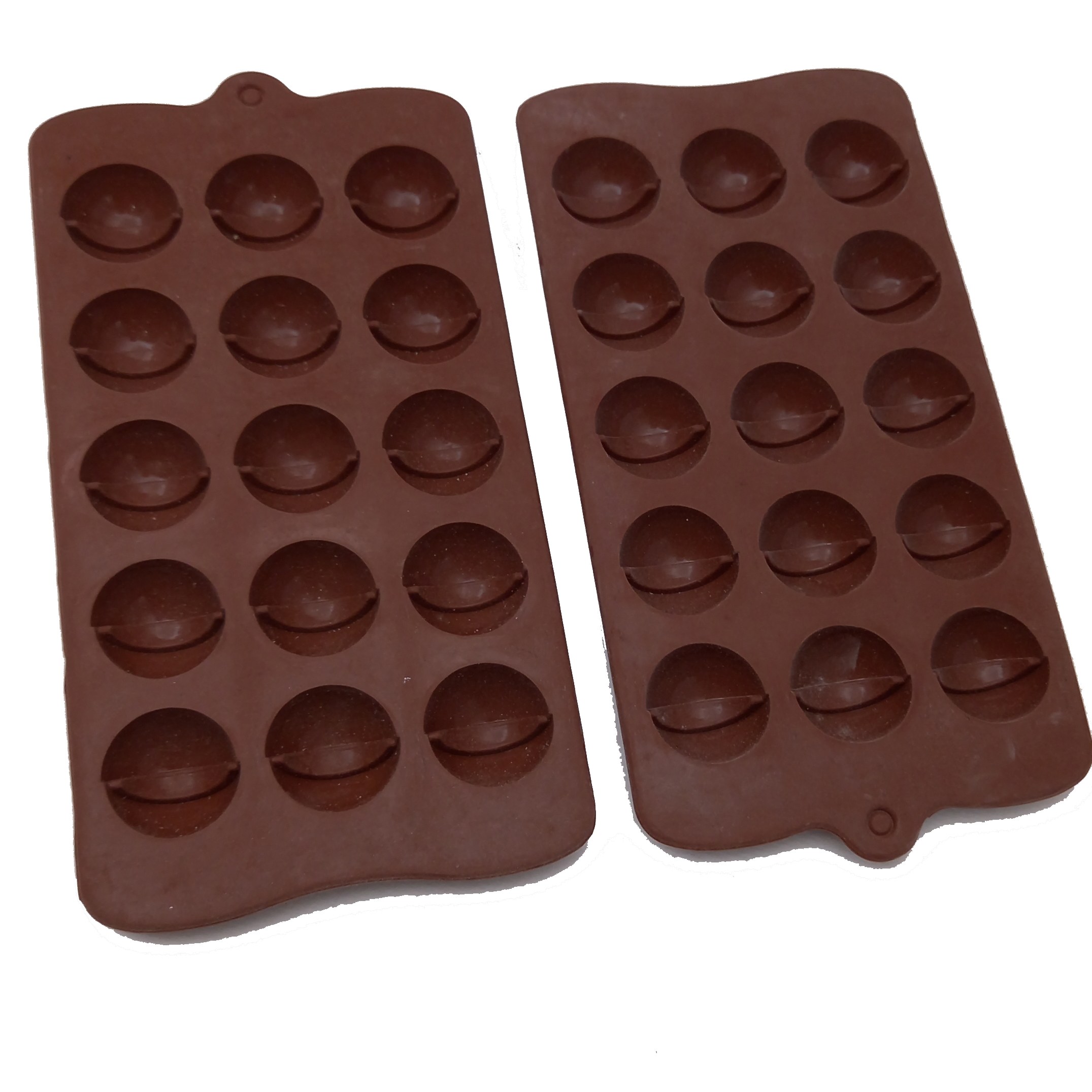 قالب شکلات و پاستیل سیلیکونی طرح دایره شیاردار