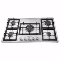 قیمت و خرید اجاق گاز صفحه ای 5 شعله امرسان مدل EG5C/9501