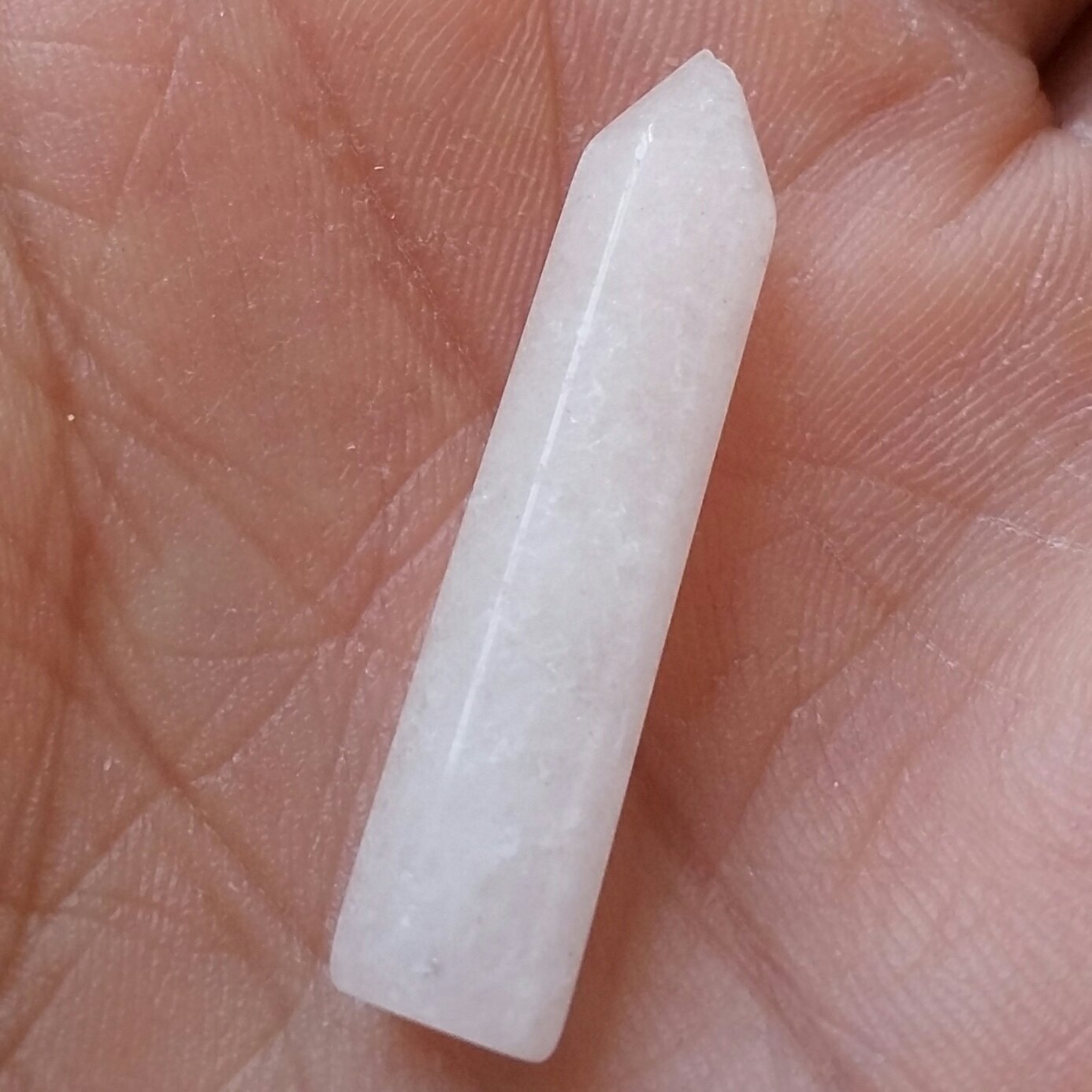 آویز منشور سنگ رز کوارتز معدنی خارق العاده شاهکار خلقت بی نظیییر 100 در 100 طبیعی سایز درشت مدالی